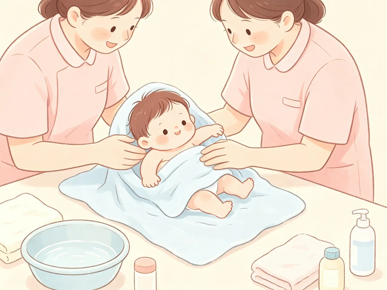 脐带未脱落期间能不能洗澡